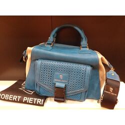 5970 bolso Robert Pietri combinado dorado. Bolsos. Color azul. 