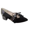 6153 zapato borlas pulsera combinado coco. Zapato Francesita . Color negro. Número 38. 