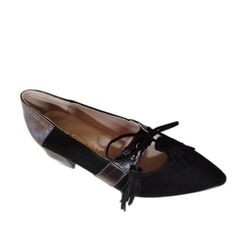 6153 zapato borlas pulsera combinado coco. Zapato Francesita . Color negro. Número 38. 