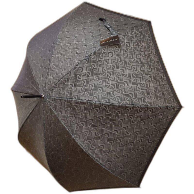 Paraguas largo automático espirales. Complementos Paraguas . Color negro. 