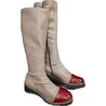 8704 bota puntera charol granate. Bota . Color marrón. Número 37. 
