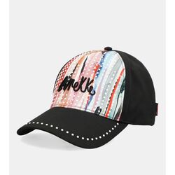 38471 gorra Anekke estampada Hollywood. Complementos Gorra . Color negro. 