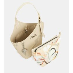 40742 Bolso Anekke Alma hombro. Bolsos . Color beige. 