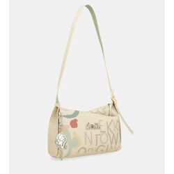 40743 bolso Anekke Alma asa larga. Bolsos Bandolera . Color beige. 