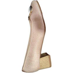91551 zapato piel coco hebilla dorada. Zapato . Color maquillaje. Número 38. 