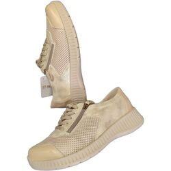 3302 Deportivo Suave cremallera. Deportivos . Color beige. Número 35. 