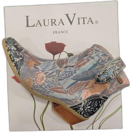 HICNIO 01 botin cowboy Laura Vita. Botín . Color Gris. Número 37. 