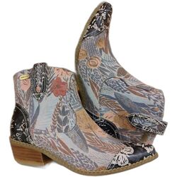 HICNIO 01 botin cowboy Laura Vita. Botín . Color Gris. Número 37. 