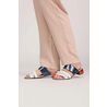 42371 sandalia con tacón y eslabones  Anekke Eikon. Sandalia . Color navy. Número 38. 