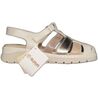 3369 Sandalia tiras Suave. Sandalia . Color beige. Número 38. 
