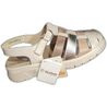 3369 Sandalia tiras Suave. Sandalia . Color beige. Número 39. 