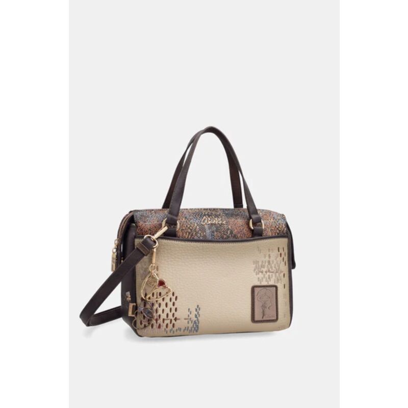 43711 bolso Bowling Anekke Blossom. Bolsos Bandolera . Color beige. 