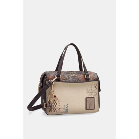 43711 bolso Bowling Anekke Blossom. Bolsos Bandolera . Color beige. 